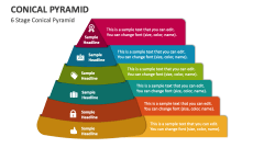 6 Stage Conical Pyramid - Slide 1