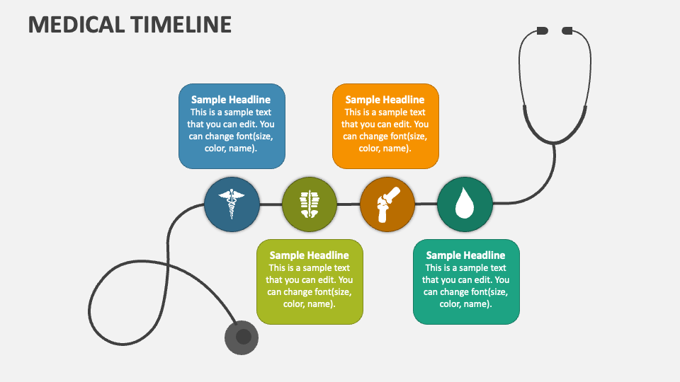 Medical Timeline PowerPoint and Google Slides Template PPT Slides
