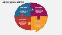 4 Piece Circle Puzzle - Slide