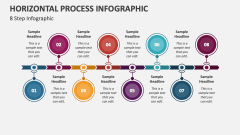8 Step Horizontal Process Infographic - Slide 1