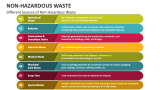 Different Sources of Non-Hazardous Waste - Slide 4