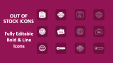 Out of Stock Icons - Slide 1