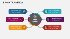 6 Points Agenda - Slide