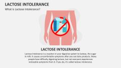 What is Lactose Intolerance? - Slide 1