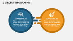 2 Circle Infographic - Free Slide