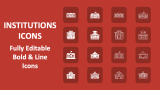 Institutions Icons - Slide 1