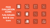 Peer Evaluation Icons - Slide 1