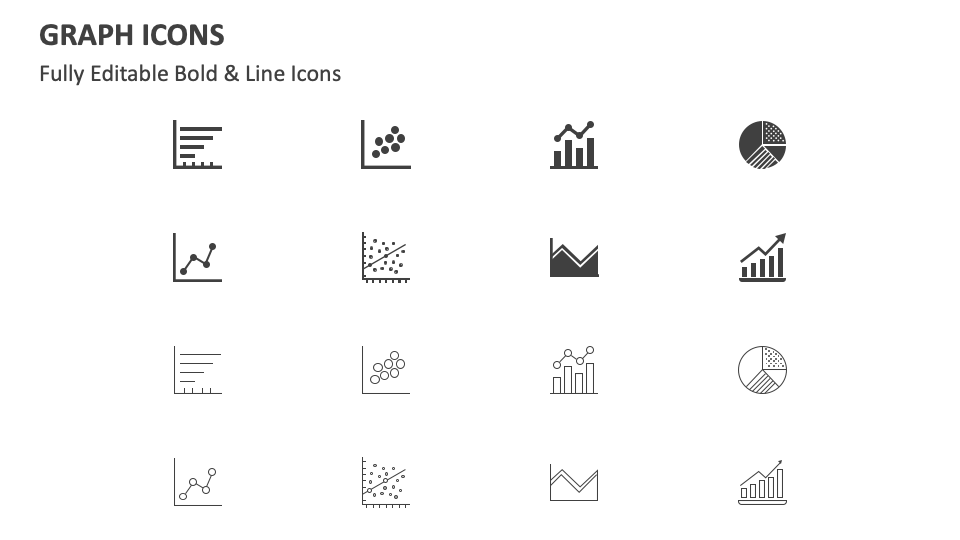Graph Icons for PowerPoint and Google Slides - PPT Slides