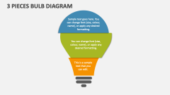3 Pieces Bulb Diagram - Slide
