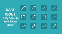 Dart Icons for PowerPoint and Google Slides - PPT Slides