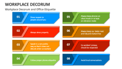 Workplace Decorum PowerPoint and Google Slides Template - PPT Slides