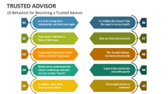 10 Behaviors for Becoming a Trusted Advisor - Slide 1