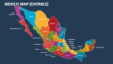 Mexico Map (Editable) - Slide 2