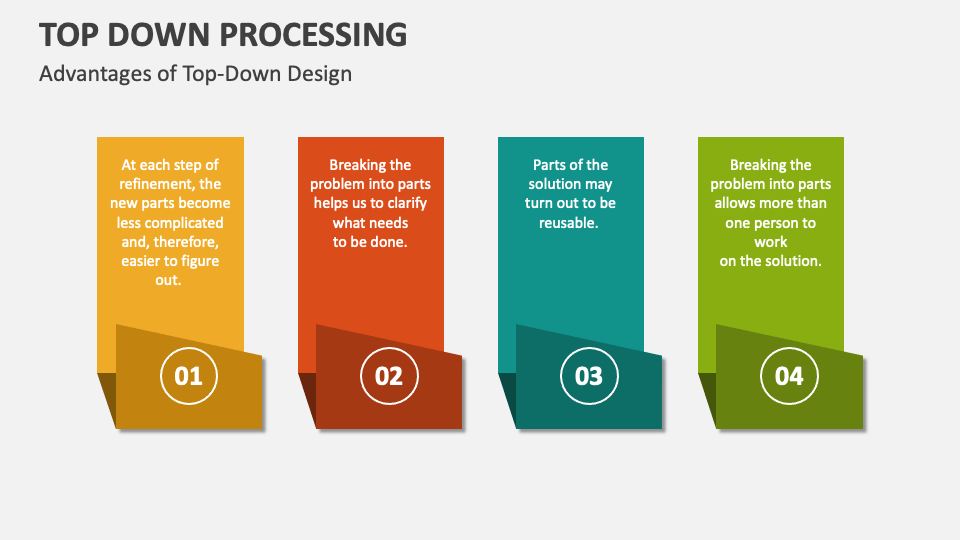 Top Down Processing PowerPoint Presentation Slides PPT Template