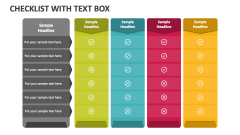 Checklist With Text Box - Slide 1