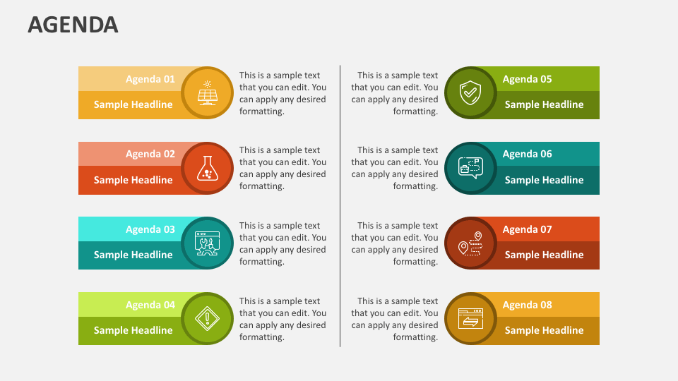 Agenda PowerPoint Presentation Slides - PPT Template