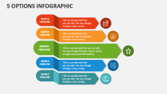 5 Options Infographic - Slide