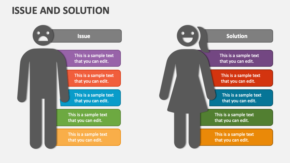 Issue and Solution PowerPoint Presentation Slides - PPT Template