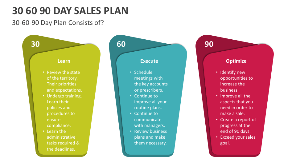 30 60 90 business plan for sales manager