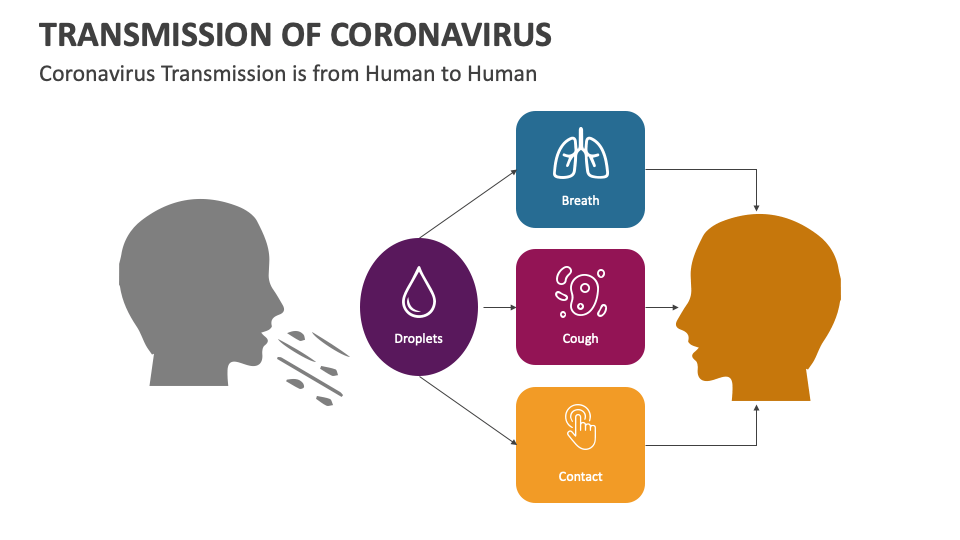 Coronavirus Transmission is from Human to Human - Slide 1