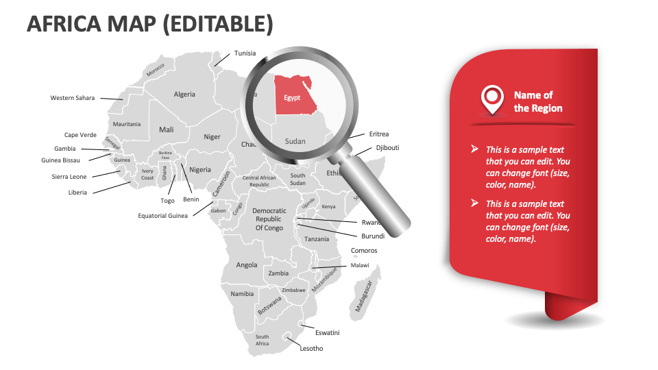 Africa Map PowerPoint Presentation Slides - PPT Template