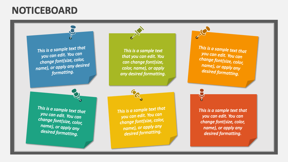Noticeboard PowerPoint Presentation Slides PPT Template