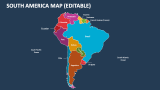 South America Map (Editable) - Slide 2