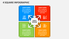 4 Square Diagram PowerPoint Template and Keynote Slide - Slidebazaar