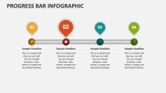 Progress Bar Infographic - Slide 1