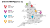 England Map (Editable) - Slide 4