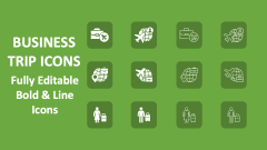 Business Trip Icons - Slide 1