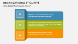 What does Office Etiquette Mean? - Organizational Etiquette - Slide 4