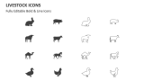 Livestock Icons - Slide 2