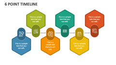 6 Point Timeline - Slide