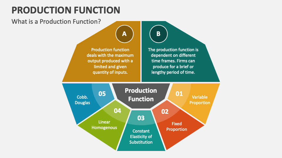 Production Function PowerPoint Presentation Slides - PPT Template