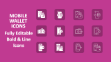 Mobile Wallet Icons - Slide 1