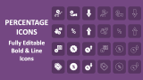 Percentage Icons - Slide 1