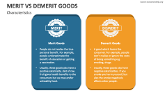 Characteristics of the Merit and Demerit Goods - Slide 1