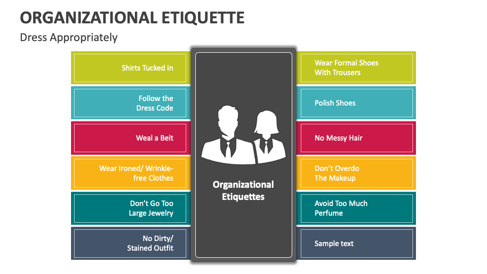 Organizational Etiquette PowerPoint Presentation Slides PPT Template