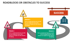 Roadblocks or Obstacles to Success PowerPoint and Google Slides