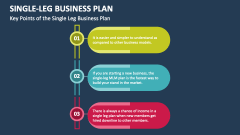 Key Points of the Single-Leg Business Plan - Slide 1