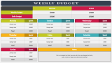 Weekly Budget - Slide 3
