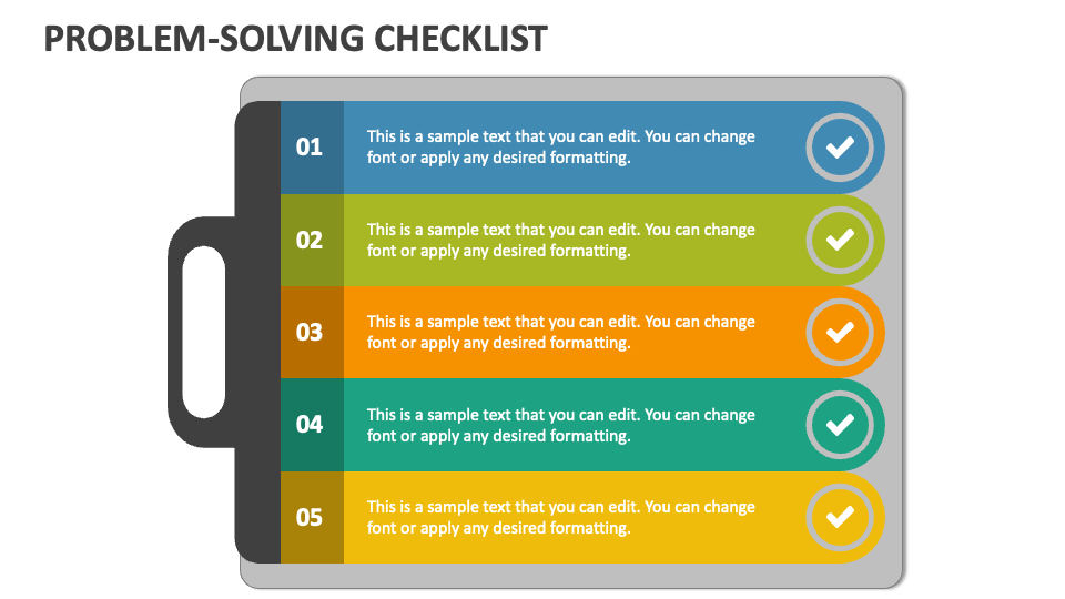 Problem-Solving Checklist - Slide 1