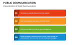 Characteristics of Public Communication - Slide 2