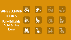 Wheelchair Icons - Slide 1