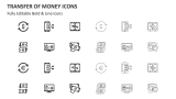 Transfer of Money Icons - Slide 2