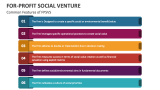 Common Features of For Profit Social Venture - Slide 2