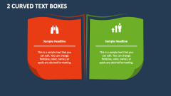 2 Curved Text Boxes - Slide