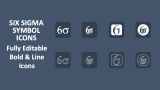 Six Sigma Symbol Icons - Slide 1
