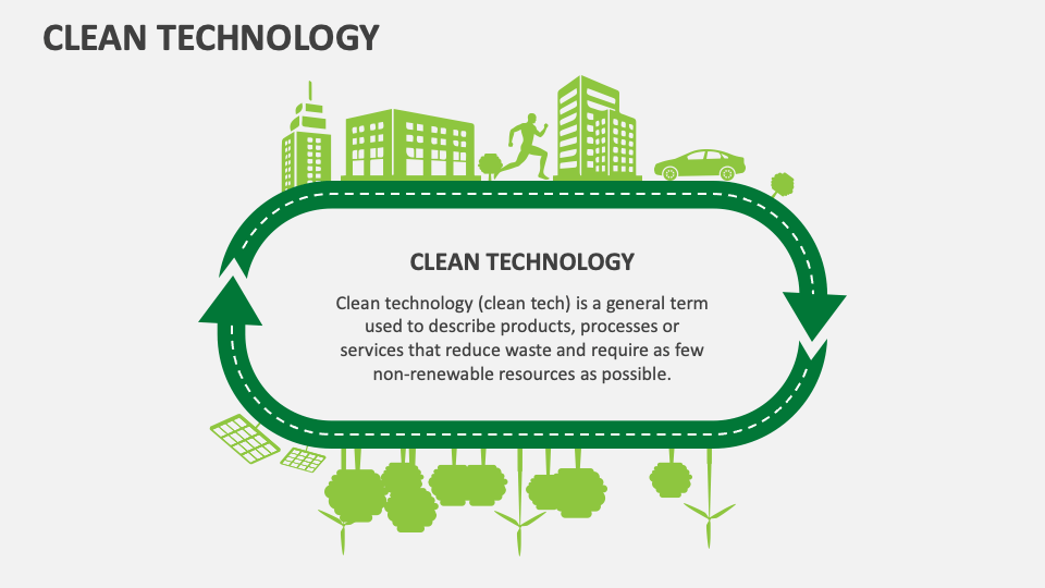 Clean Technology PowerPoint and Google Slides Template PPT Slides